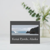 Kenai fjords 30インチパノラマ、Kenai Fjords、アラスカ ポストカード (スタンド正面)