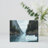 Kenai Fjords Alaska Fjord Art Print ポストカード (スタンド正面)