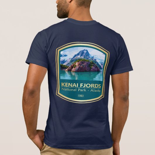 Kenai Fjords NP (PF1) Tシャツ (裏面)