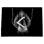 ☼KENAZ -再生及びFIRE☼のRUNE ラージペーパーバッグ (正面)