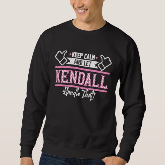 Kendall Calm保とKendallに任せる スウェットシャツ (正面)