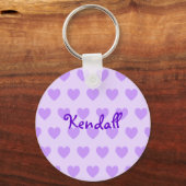 Kendall in Purple キーホルダー (正面)