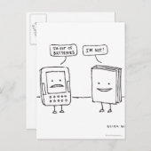 Kendall & Paige – バッテリ ポストカード (正面/裏面)