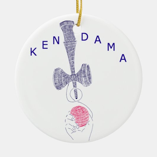 KENDAMA セラミックオーナメント (正面)