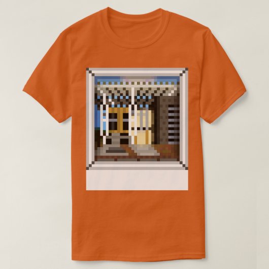 Kendeda白縁どTシャツ Tシャツ (デザイン正面)