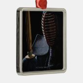 KendoのFencer 6のポートレート メタルオーナメント (右)