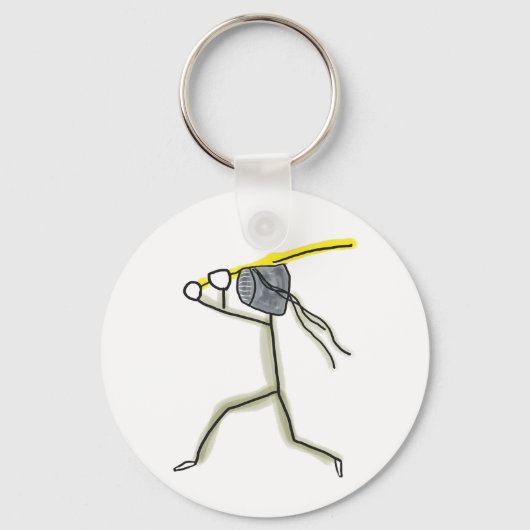 Kendo Stickman キーホルダー (正面)