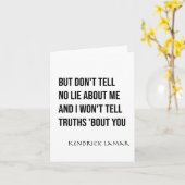 Kendrick Lamar - Euphoria (punchline)ステッカー カード (黄色い花)