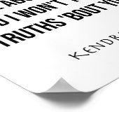 Kendrick Lamar - Euphoria (punchline)ステッカー ポスター (角)