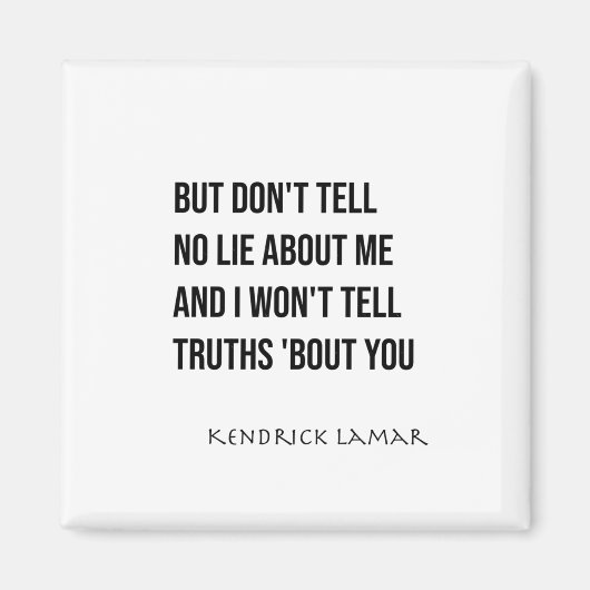 Kendrick Lamar - Euphoria (punchline)ステッカー マグネット (正面)