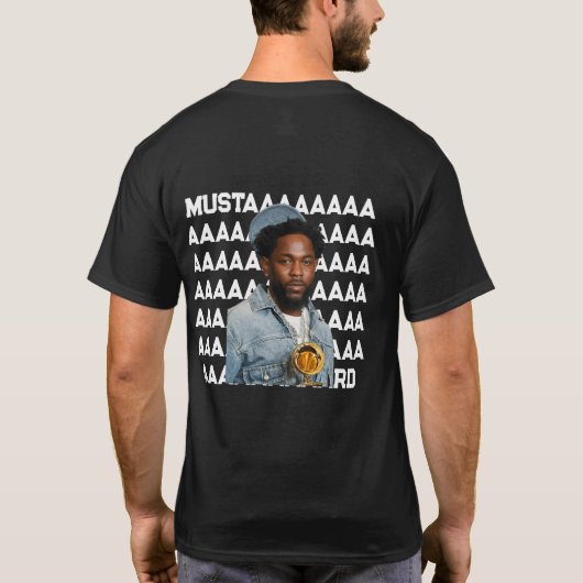 KENDRICK LAMAR MUSTAAARDシャツ Tシャツ (裏面)