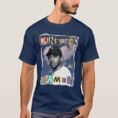 Kendrick Lamar Scrapbook Effect gift Tシャツ (正面)