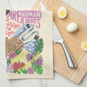 Kenji Kimuraの親切さはすべて台所タオルです キッチンタオル (四つ折り)