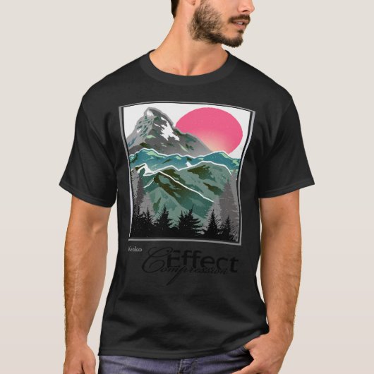 Kenko Photography Termsグラフィック圧縮効果 Tシャツ (正面)