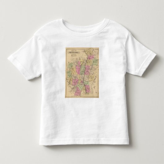 Kennebec郡、メイン トドラーTシャツ (正面)
