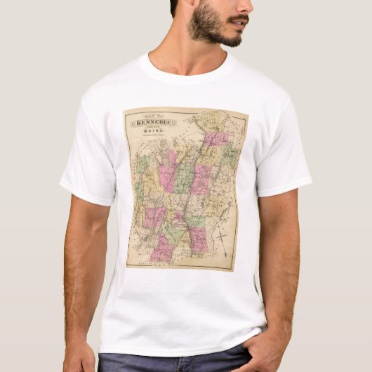 Kennebec郡、メイン Tシャツ (正面)