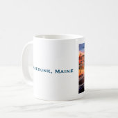 Kennebunkビーチ，メイン州ヴィンテージコテージ写真 コーヒーマグカップ (正面左)