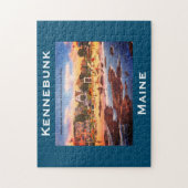 Kennebunkビーチ,メイン州ヴィンテージコテージ写真 ジグソーパズル (縦)