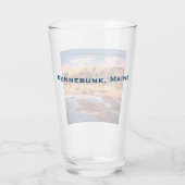 Kennebunkビーチ，メイン州ヴィンテージコテージ写真 タンブラーグラス (裏面)