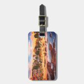 Kennebunkビーチ，メイン州ヴィンテージコテージ写真 ラゲッジタグ (正面縦)