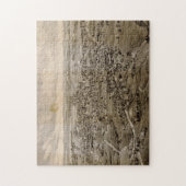 Kennebunkメイン(1895年)のヴィンテージの絵解き地図 ジグソーパズル (縦)