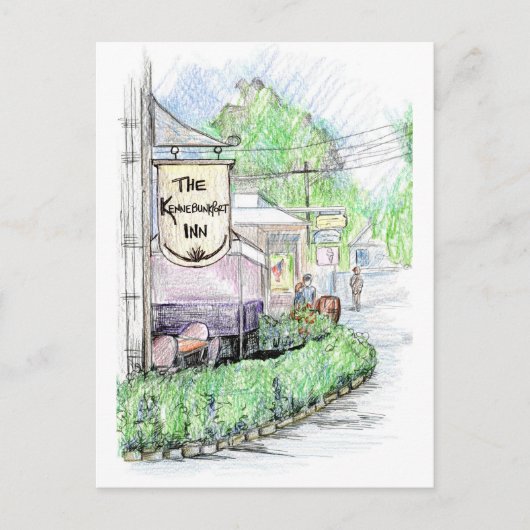 Kennebunkport Inn Maine Hotel Souvenir ポストカード (正面)