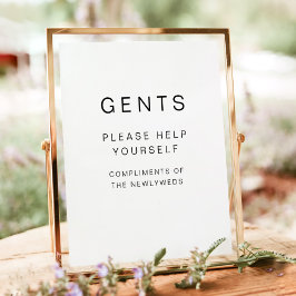 KENNEDY モダン GENTSバスルームのトイレタリーのポスター ポスター