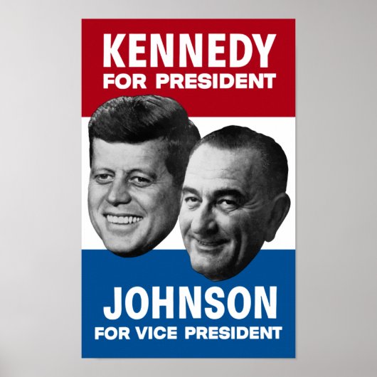 Kennedy And Johnson 1960年選挙ポスター ポスター (正面)