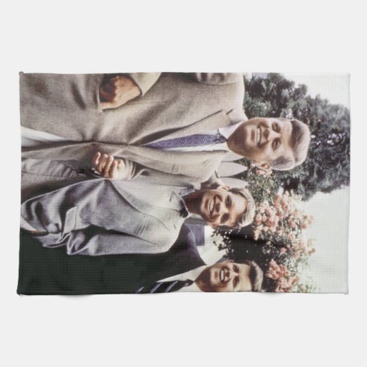 Kennedy Brothers、John、Robert & Ted キッチンタオル (横)