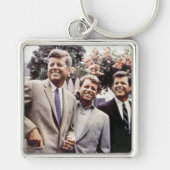 Kennedy Brothers、John、Robert & Ted キーホルダー (正面)