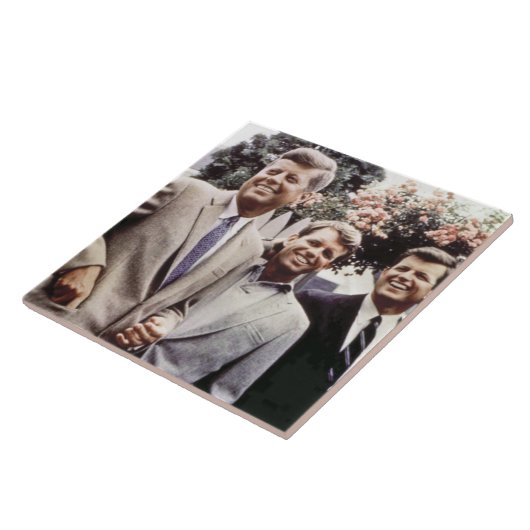 Kennedy Brothers、John、Robert & Ted タイル (側面)
