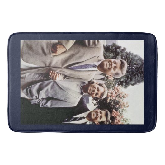 Kennedy Brothers、John、Robert & Ted バスマット (正面)