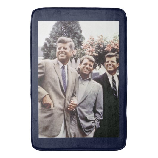Kennedy Brothers、John、Robert & Ted バスマット (正面縦)