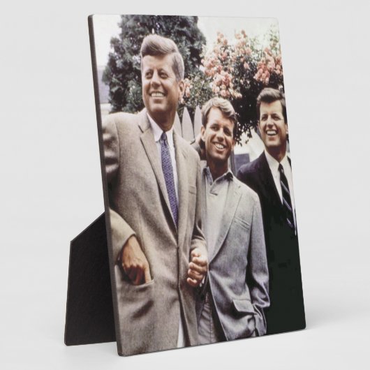 Kennedy Brothers、John、Robert & Ted フォトプラーク (側面)