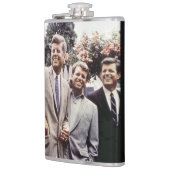 Kennedy Brothers、John、Robert & Ted フラスク (左)