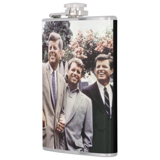 Kennedy Brothers、John、Robert & Ted フラスク (左)