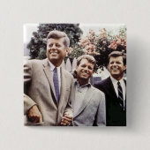 Kennedy Brothers、John、Robert & Ted 缶バッジ (正面)