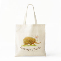 Kennedy Echidna whimsy art name libraryバッグ