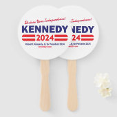 Kennedy for Presidentのサポートを表示 ハンドファン (正面&裏面)
