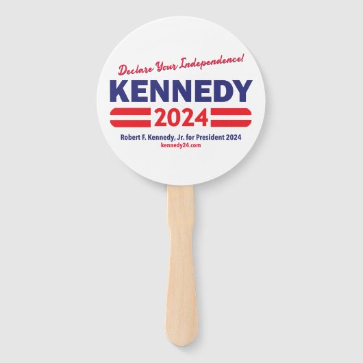 Kennedy for Presidentのサポートを表示 ハンドファン (正面)