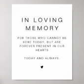 KENNEDY Minimalist In Loving Memory'結婚s Poster ポスター (正面)