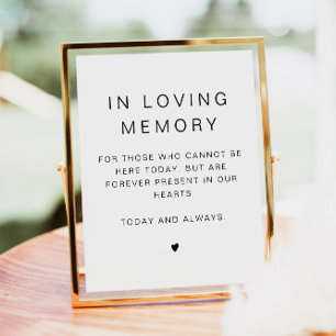 KENNEDY Minimalist In Loving Memory'結婚s Poster ポスター