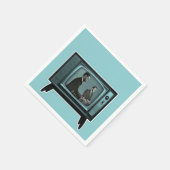 Kennedy Nixon 1960テレビ討論会 スタンダードカクテルナプキン (角)