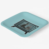 Kennedy Nixon 1960テレビ討論会 ペーパープレート (傾斜あり)