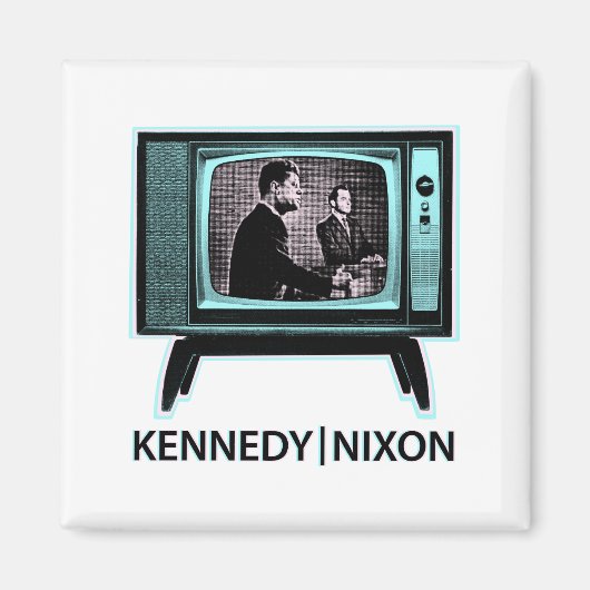 Kennedy Nixon 1960テレビ討論会 マグネット (正面)