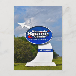 Kennedy Space Center Visitor Complex Sign ポストカード