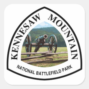 Kennesaw山の国民の戦場公園 スクエアシール