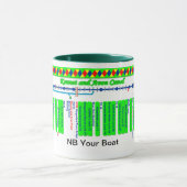 KennetおよびAvon運河のルートマップ(4)の3 マグカップ (中央)