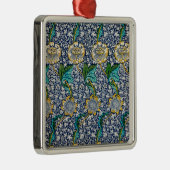 Kennetパターン（William Morris著）セラミック装飾体 メタルオーナメント (右)