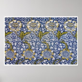 Kennet by William Morris、ヴィンテージ・テキスタイル・アート ポスター (正面)